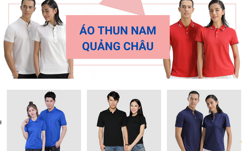 Nguồn hàng áo thun nam Quảng Châu dân buôn không thể bỏ qua