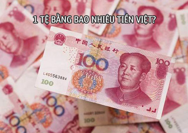1 Nhân dân tệ bằng bao nhiêu tiền Việt Nam Đồng?