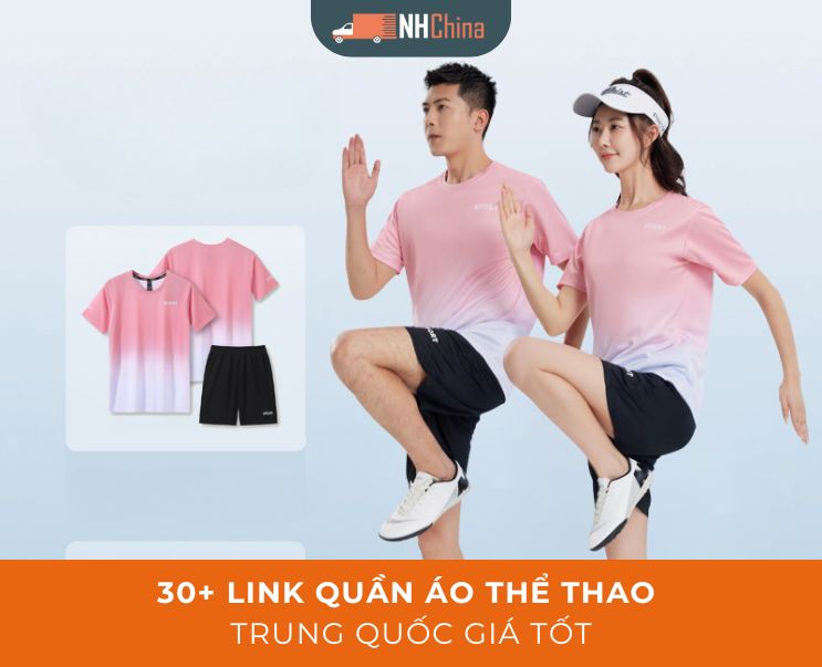 30+ link quần áo thể thao Trung Quốc giá tốt