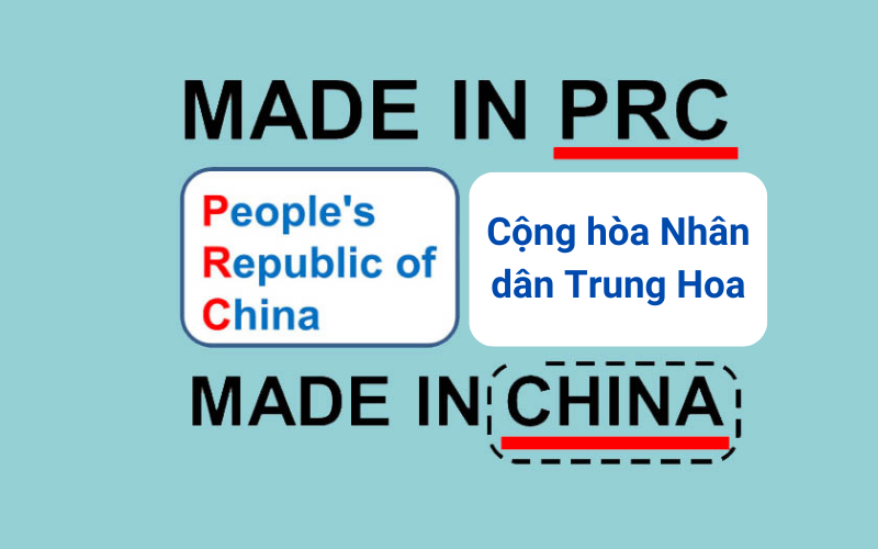 Made in PRC là gì?