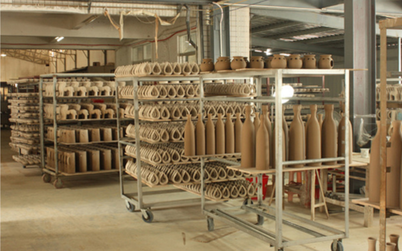 Lò sản xuất gốm sứ Trung Quốc
