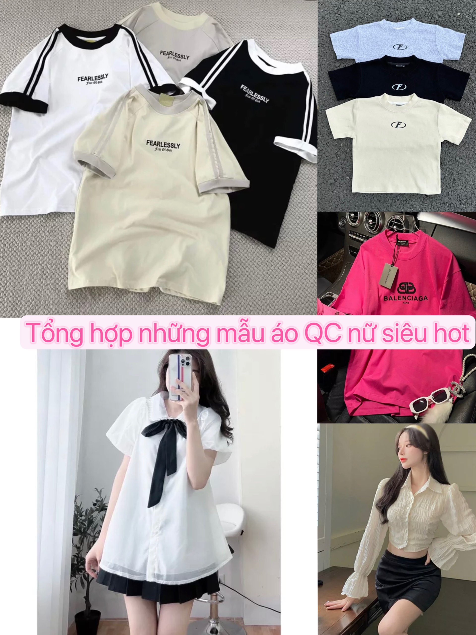 Tổng hợp các mẫu áo Quảng Châu nữ