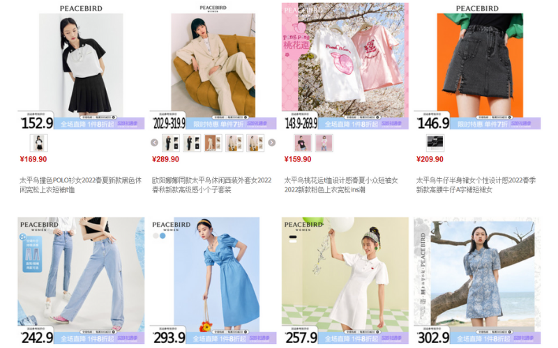 Top 03 thương hiệu thời trang nữ Trung Quốc