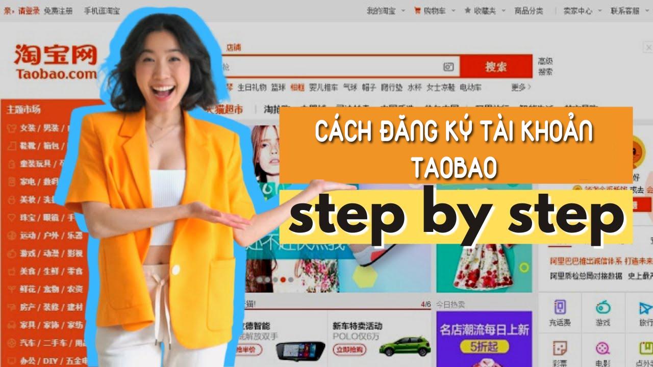 cách đăng ký tài khoản Taobao