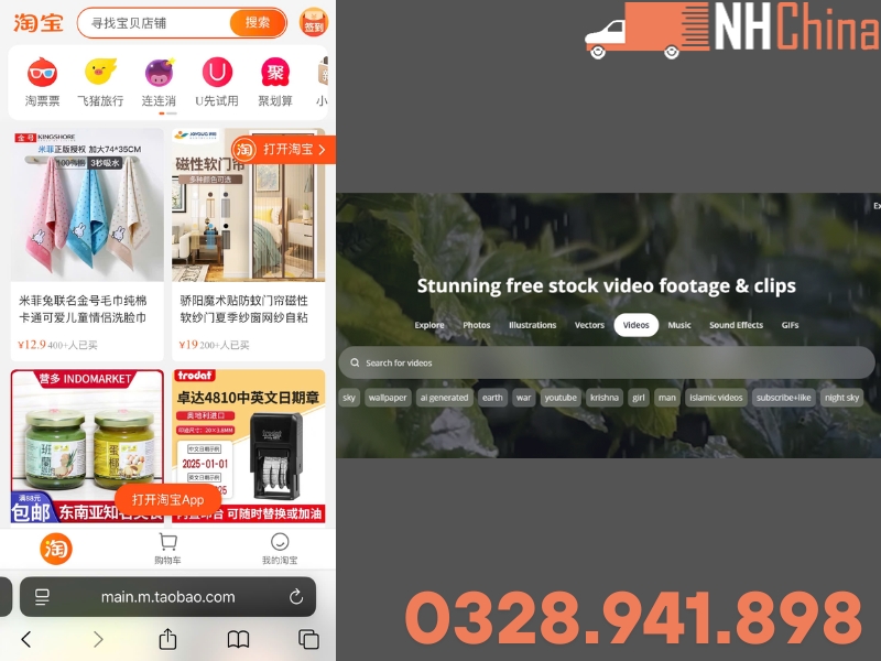  tải video taobao về điện thoại
