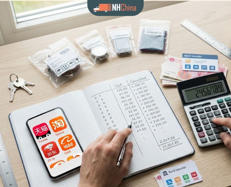 cách tính chi phí nhập hàng trung quốc