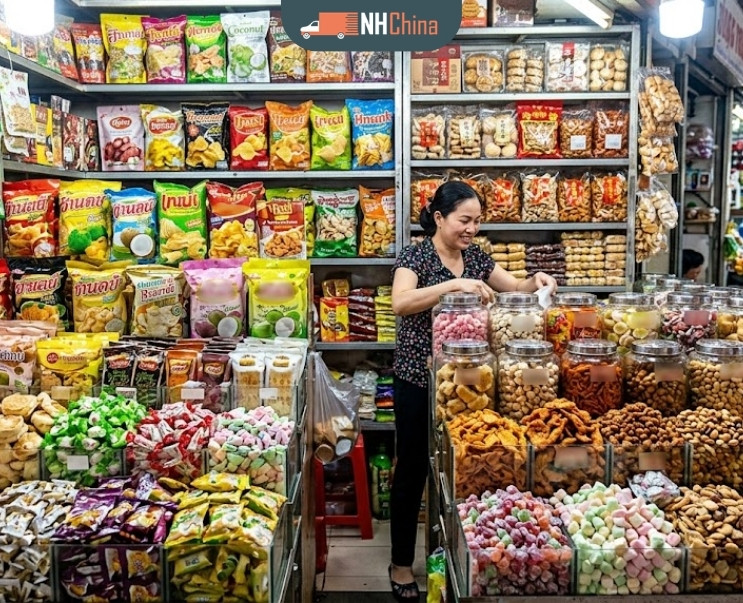 chợ đầu mối bánh kẹo