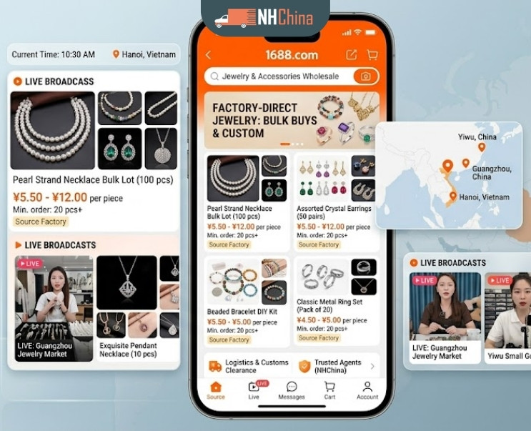 nhập phụ kiện trang sức trung quốc