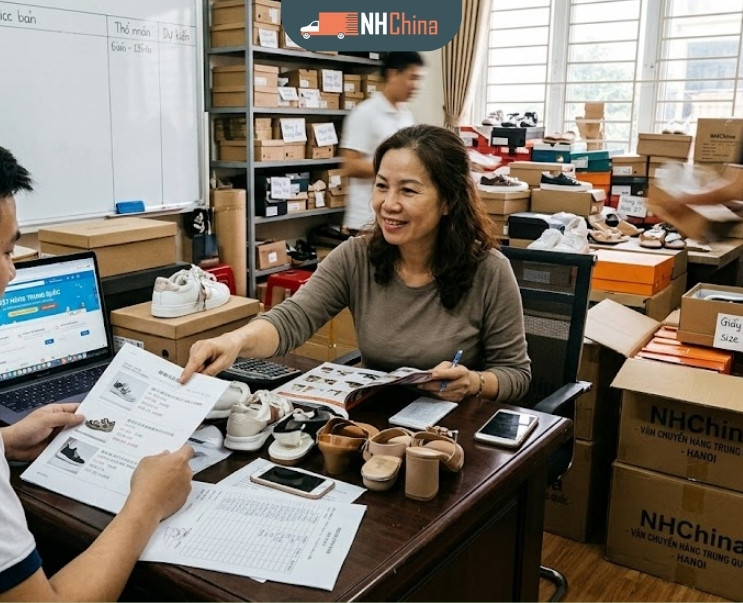 nhập giày dép Trung Quốc