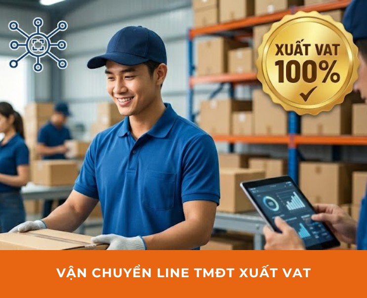 vận chuyển line tmđt xuất vat
