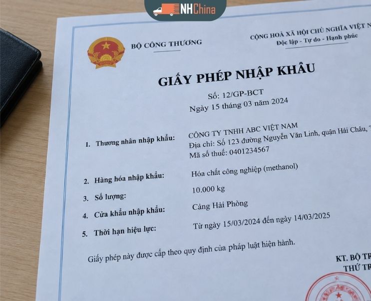 chứng từ xuất nhập khẩu