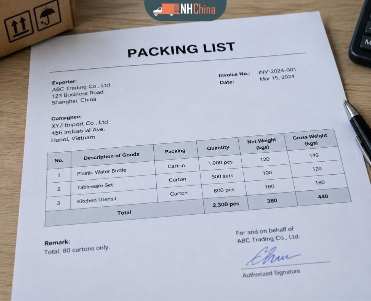 chứng từ xuất nhập khẩu