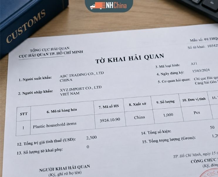 chứng từ xuất nhập khẩu