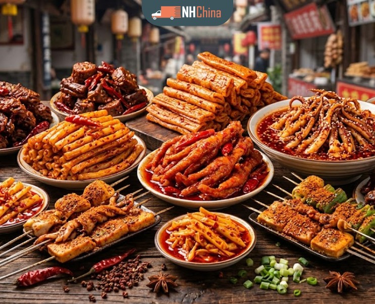 đồ ăn vặt nội địa trung quốc