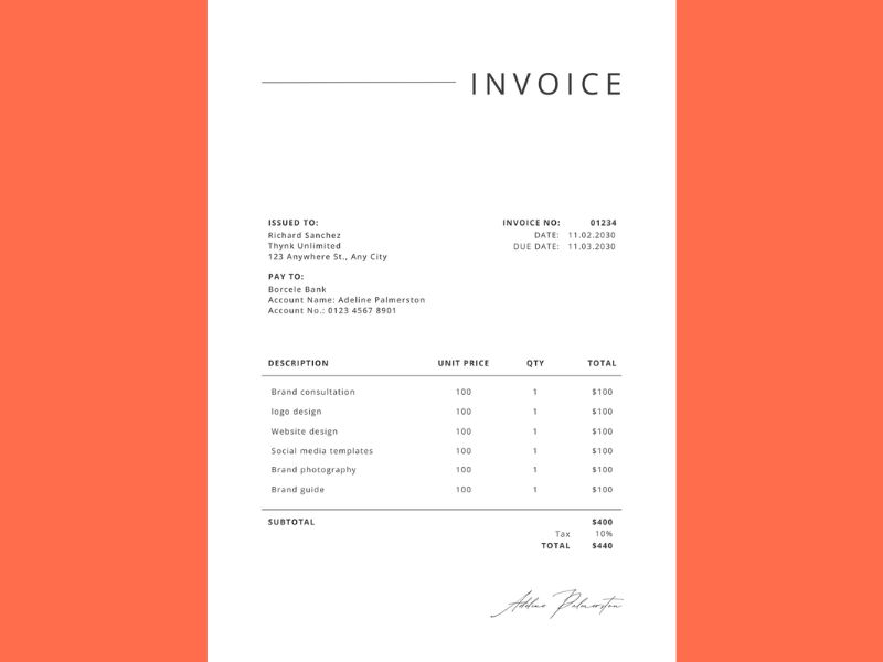 invoice là gì