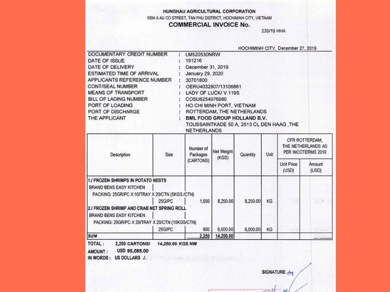 invoice là gì