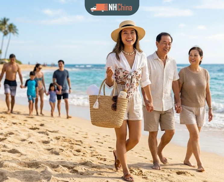 phụ kiện đi biển cho nữ