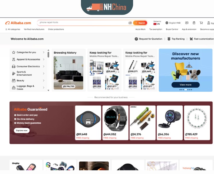 so sánh aliexpress và alibaba