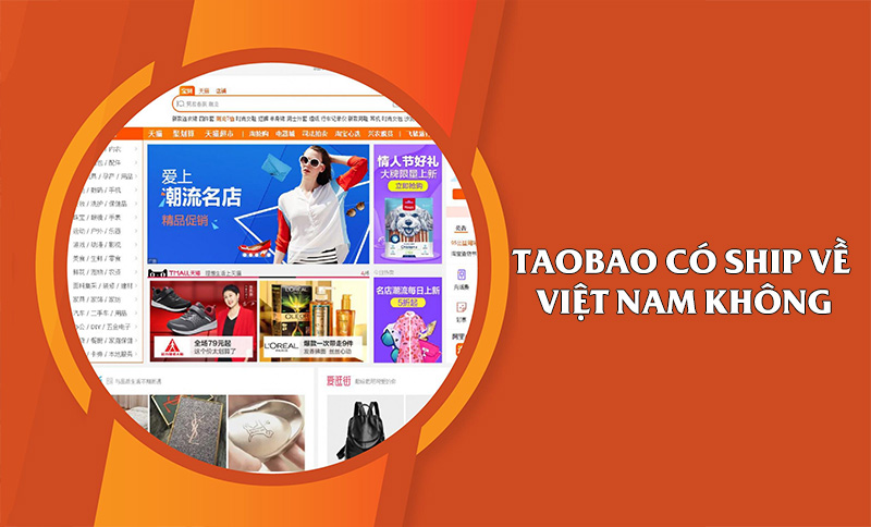 Taobao có ship về Việt Nam không