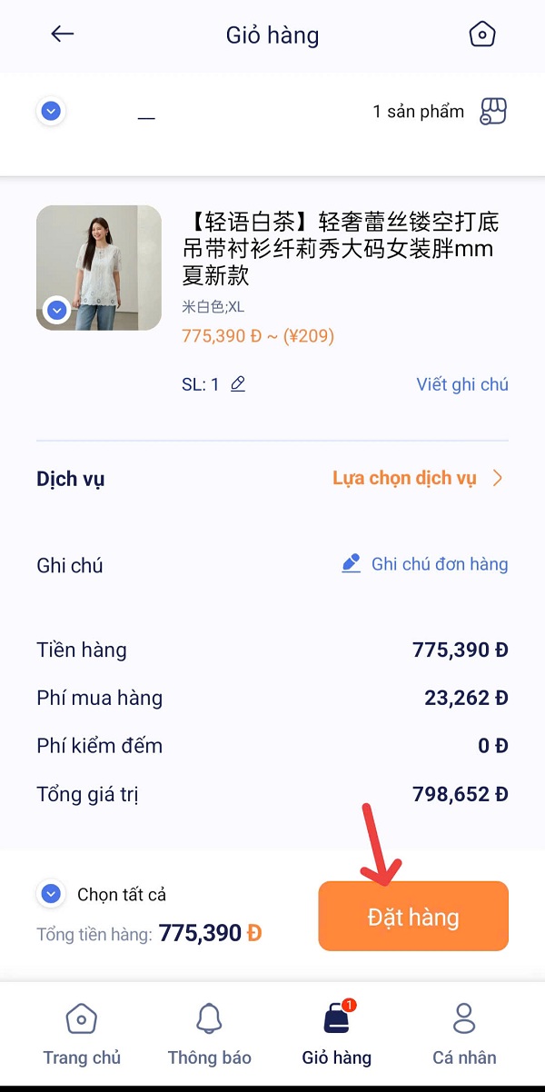 cách order hàng Quảng Châu