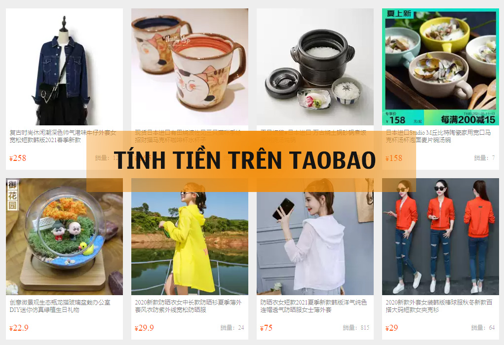 Cách tính tiền trên Taobao ra tiền Việt